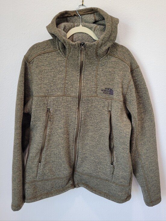 The North Face Other - The North Face Men’s XL Sherpa Lined Hoodie Army Green Zip Up Jacket